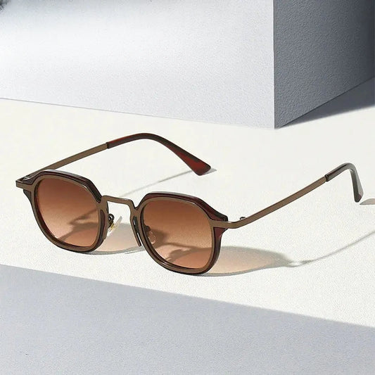 Women's Round Full Rim Acetate Flat Top Prescription Glasses 610600 — view 1 | Rx Spectacle