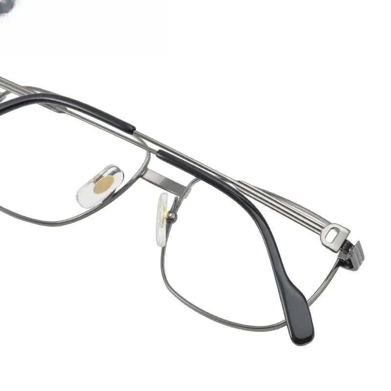 Women's Polygon Full Rim Titanium Prescription Glasses 302940 — view 2 | Rx Spectacle