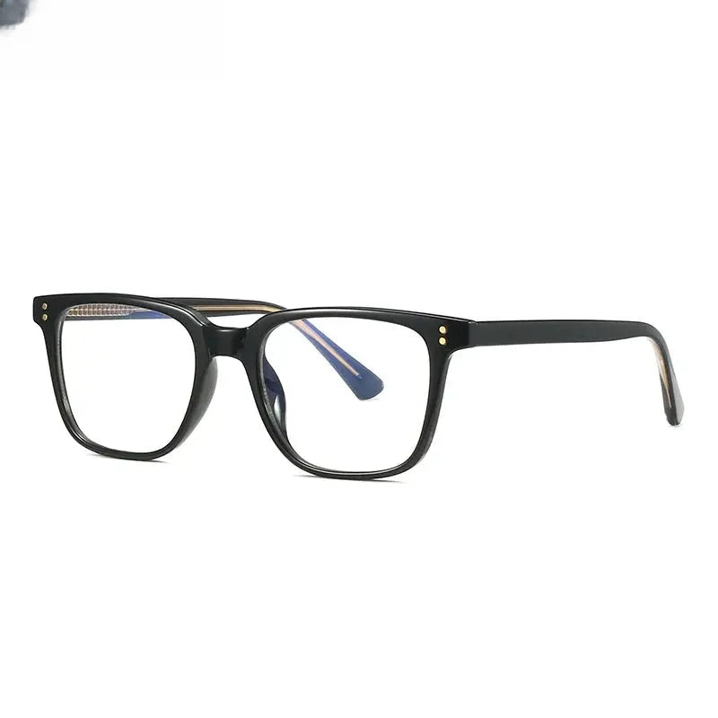 Unisex Square Full Rim Titanium Reading Glasses 2082 — view 6 | Rx Spectacle