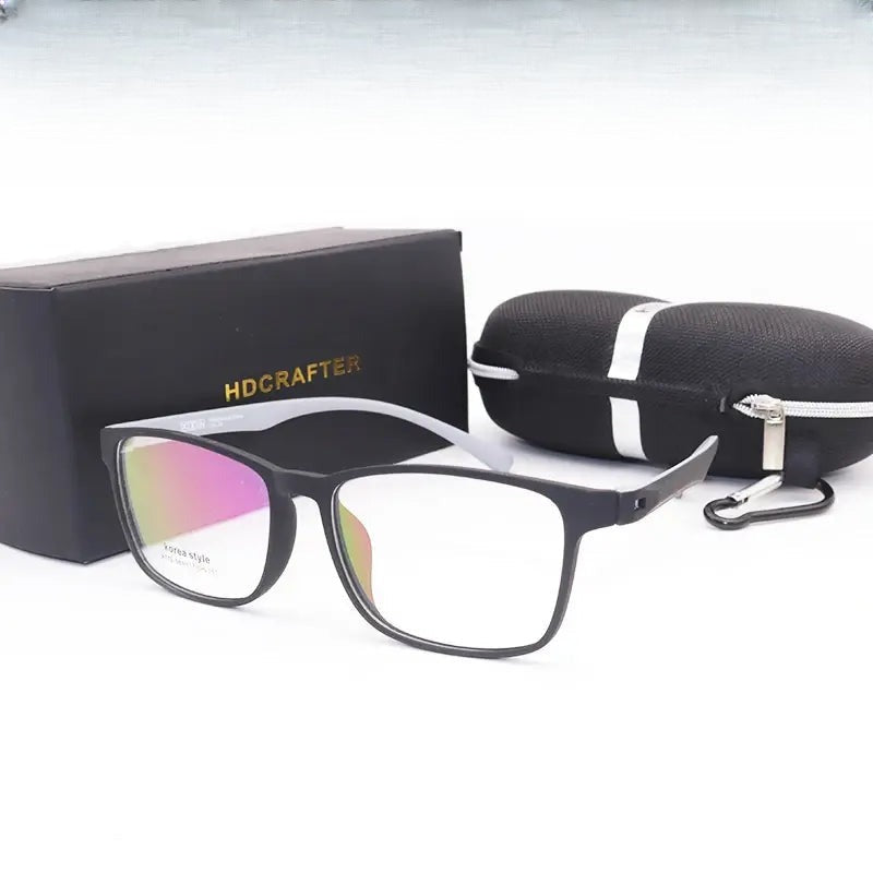 Unisex Square Full Rim Acetate Oversized Prescription Glasses 369173 — view 1 | Rx Spectacle