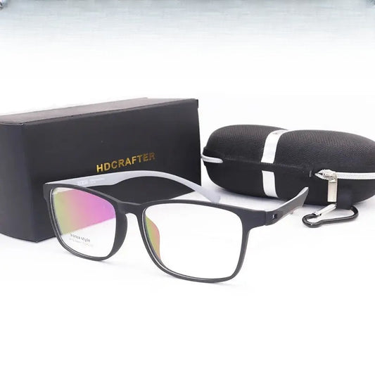 Unisex Square Full Rim Acetate Oversized Prescription Glasses 369173 — view 1 | Rx Spectacle