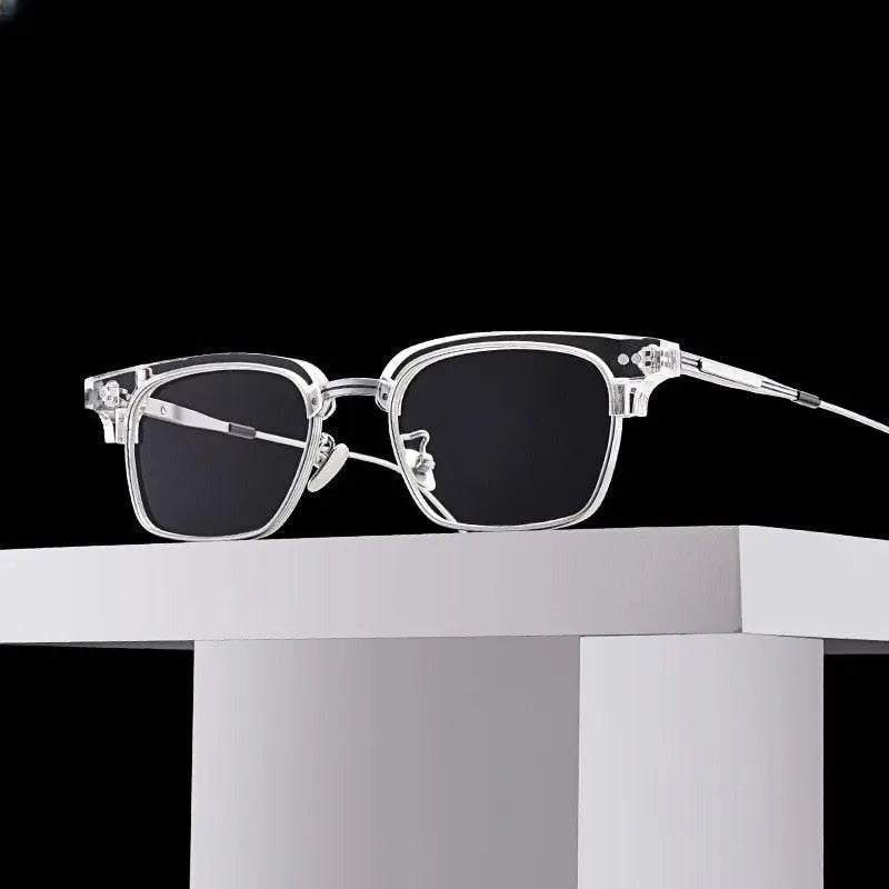 Unisex Square Full Rim Acetate Prescription Glasses Gxyj184 — view 2 | Rx Spectacle