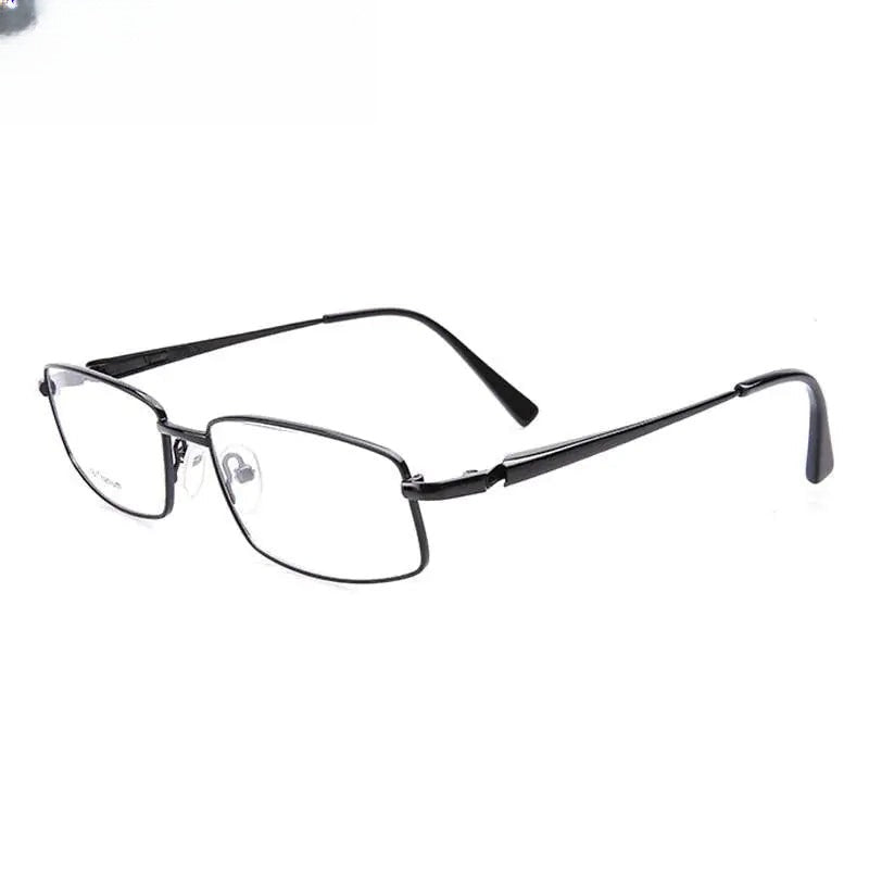 Unisex Square Full Rim Titanium Prescription Glasses Kr4755 — view 1 | Rx Spectacle