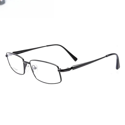 Unisex Square Full Rim Titanium Prescription Glasses Kr4755 — view 1 | Rx Spectacle