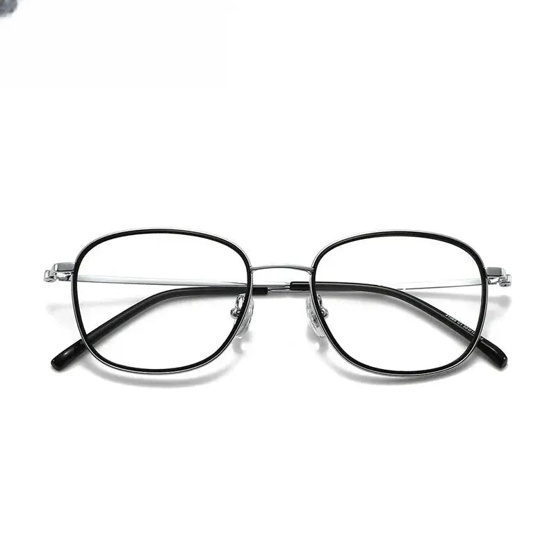 Women's Square Full Rim Titanium Prescription Glasses 641065 — view 3 | Rx Spectacle
