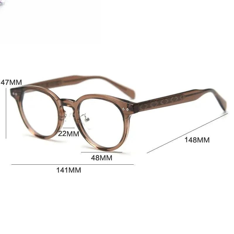 Square Full Rim Titanium Reading Glasses G83078 — view 2 | Rx Spectacle