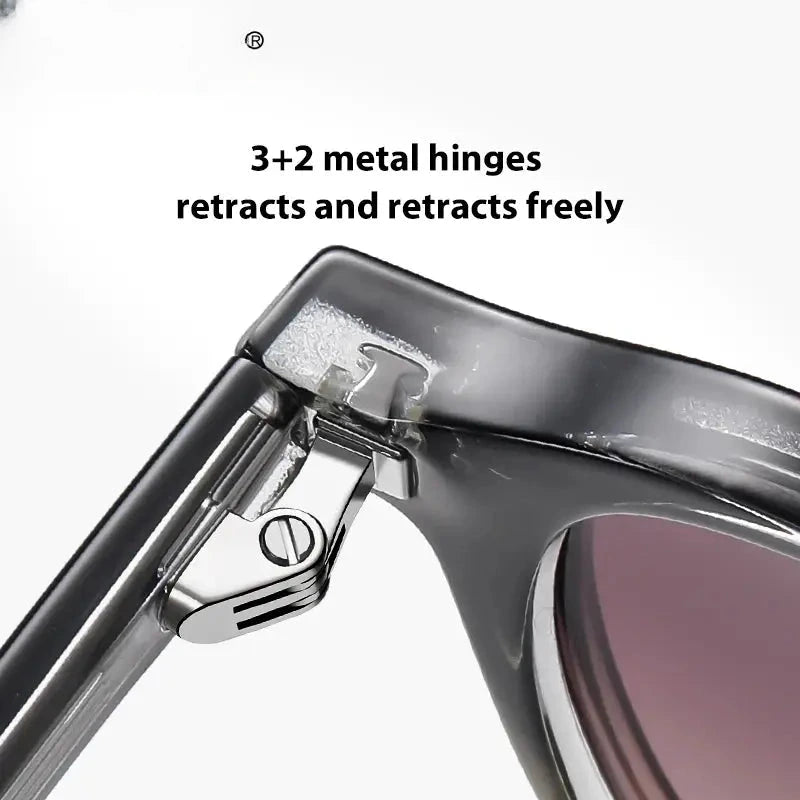 Unisex Square Full Rim Acetate Reading Glasses 31101 — view 3 | Rx Spectacle