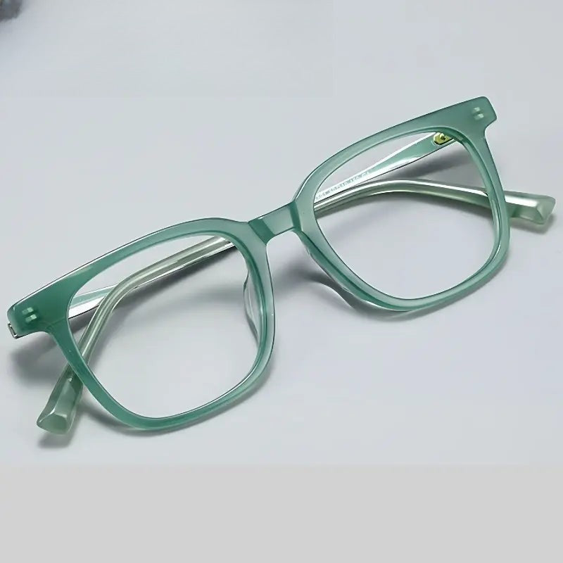 Unisex Square Full Rim Titanium Prescription Glasses 365911 — view 1 | Rx Spectacle