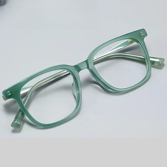 Unisex Square Full Rim Titanium Prescription Glasses 365911 — view 1 | Rx Spectacle