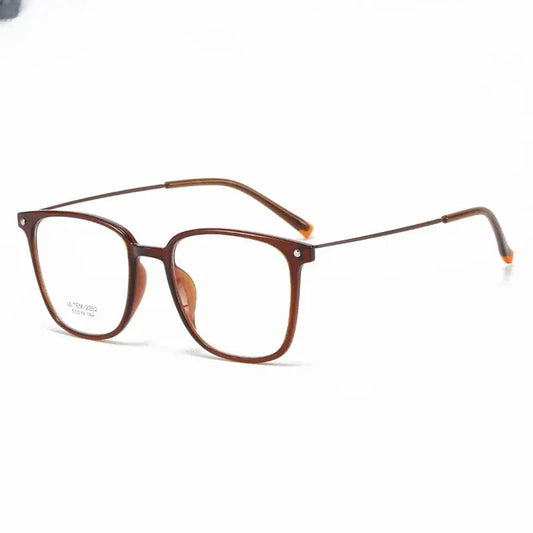 Women's Square Full Rim Alloy Prescription Glasses 32252 — view 1 | Rx Spectacle