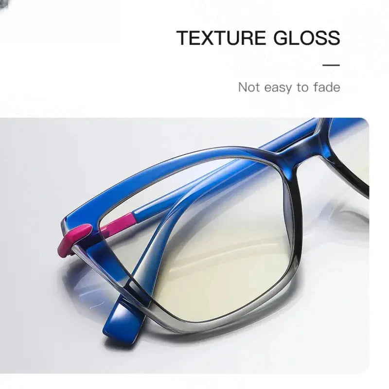 Women's Square Full Rim TR90 Reading Glasses 2112 — view 5 | Rx Spectacle