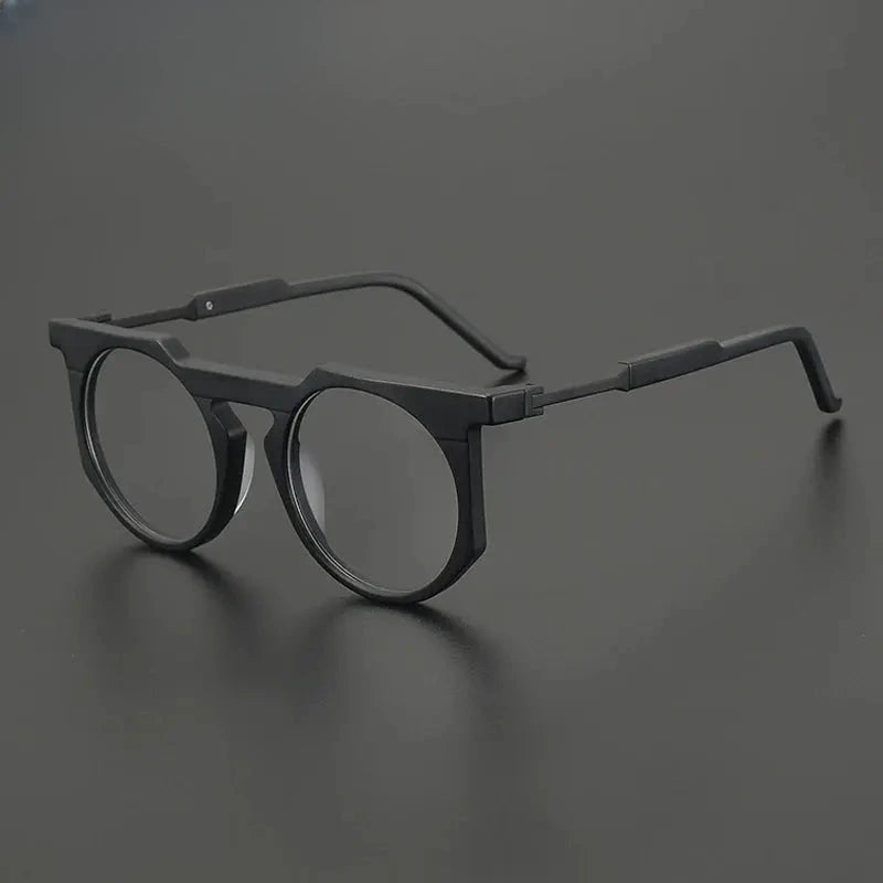 Unisex Browline Full Rim Acetate Prescription Glasses G9399 — view 9 | Rx Spectacle