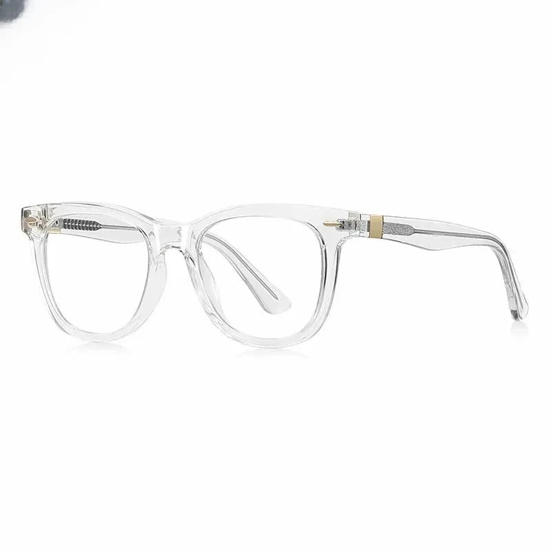 Unisex Square Full Rim Titanium Prescription Glasses 882230 — view 5 | Rx Spectacle