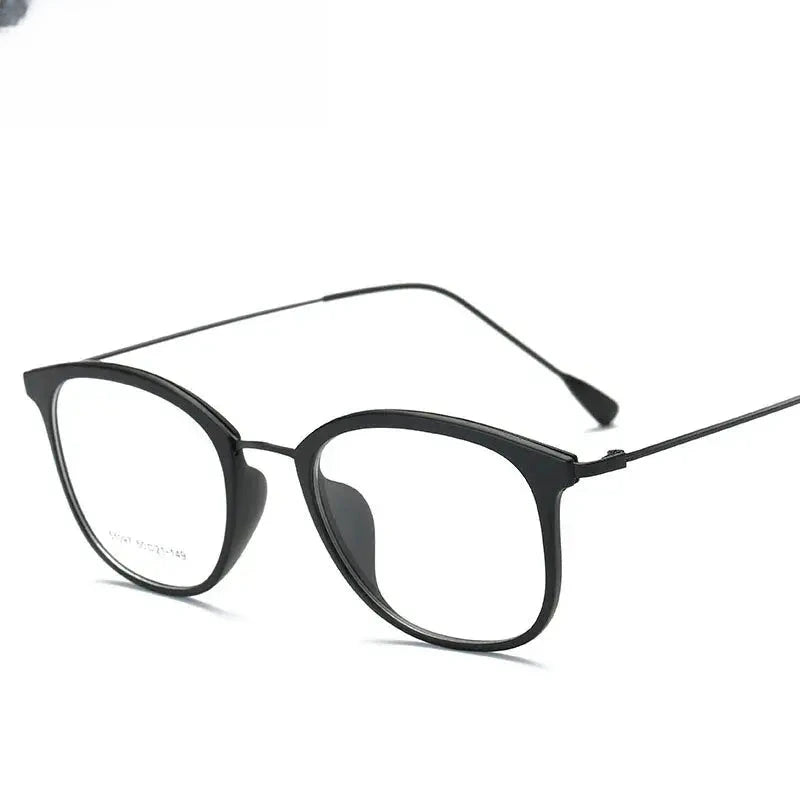 Unisex Square Full Rim Titanium Prescription Glasses 51097 — view 4 | Rx Spectacle