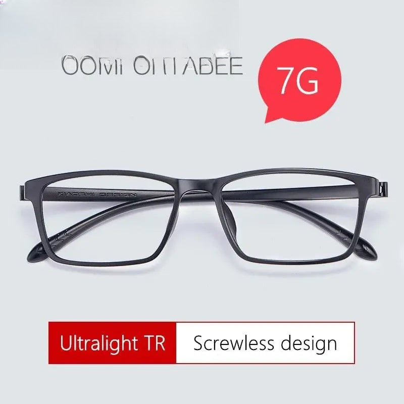 Unisex Square Full Rim TR90 Prescription Glasses X1x2 — view 1 | Rx Spectacle
