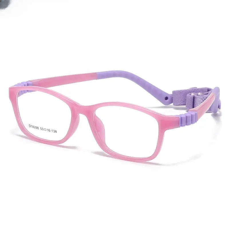Unisex Square Full Rim Titanium Prescription Glasses 4182 — view 9 | Rx Spectacle