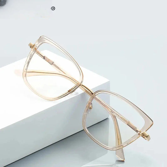 Women's Butterfly Full Rim TR90 Reading Glasses 43150 — view 1 | Rx Spectacle