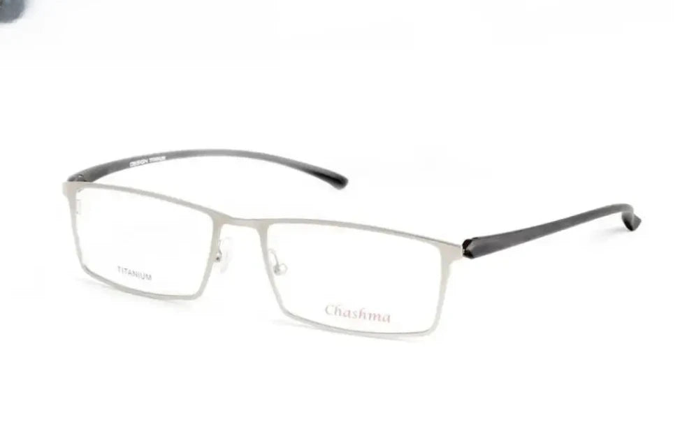 Women's Square Full Rim Titanium Prescription Glasses 779105 — view 5 | Rx Spectacle