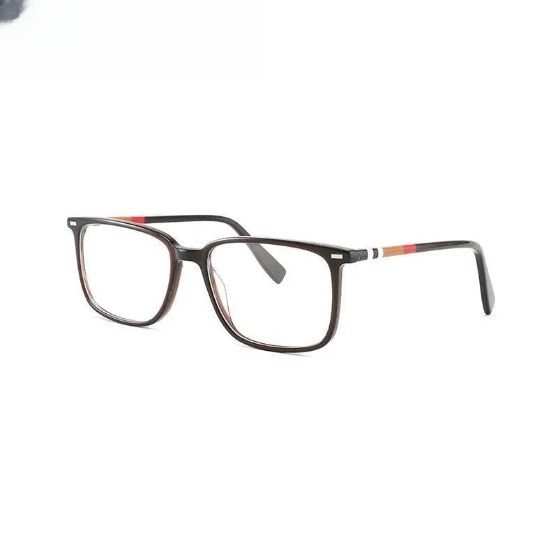 Unisex Square Full Rim Acetate Prescription Glasses 9021 — view 9 | Rx Spectacle