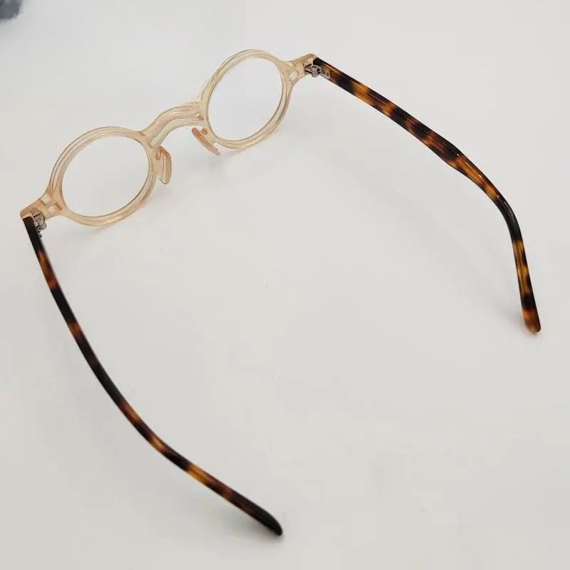 Unisex Round Full Rim Titanium Prescription Glasses — view 17 | Rx Spectacle