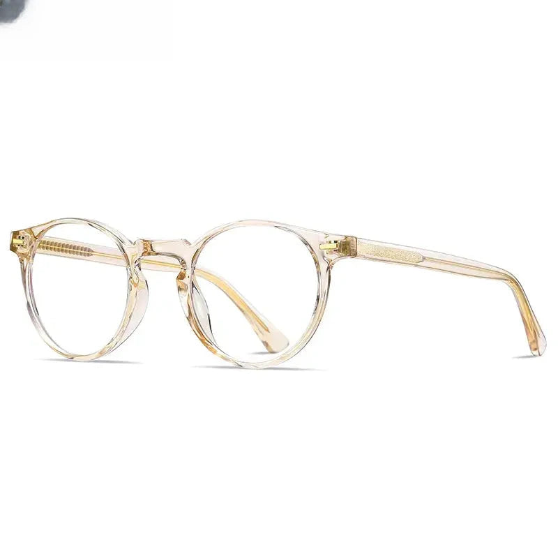 Women's Round Full Rim Titanium Reading Glasses 2083 — view 7 | Rx Spectacle
