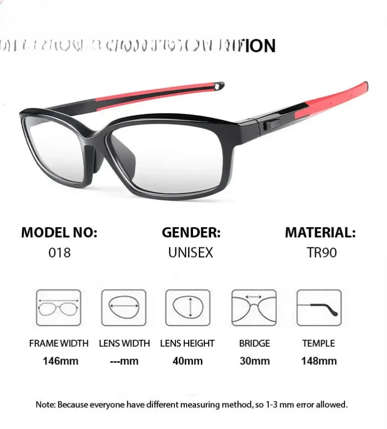 Men's Square Full Rim Titanium Prescription Glasses 611018 — view 2 | Rx Spectacle