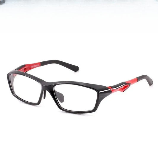 Men's Square Full Rim Titanium Sports Glasses Tr8021 — view 1 | Rx Spectacle
