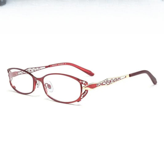 Unisex Rectangular Full Rim Alloy Reading Glasses 8982 — view 1 | Rx Spectacle