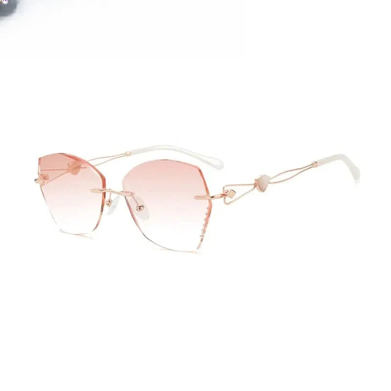 Women's Rimless Titanium Prescription Glasses 706141 — view 3 | Rx Spectacle