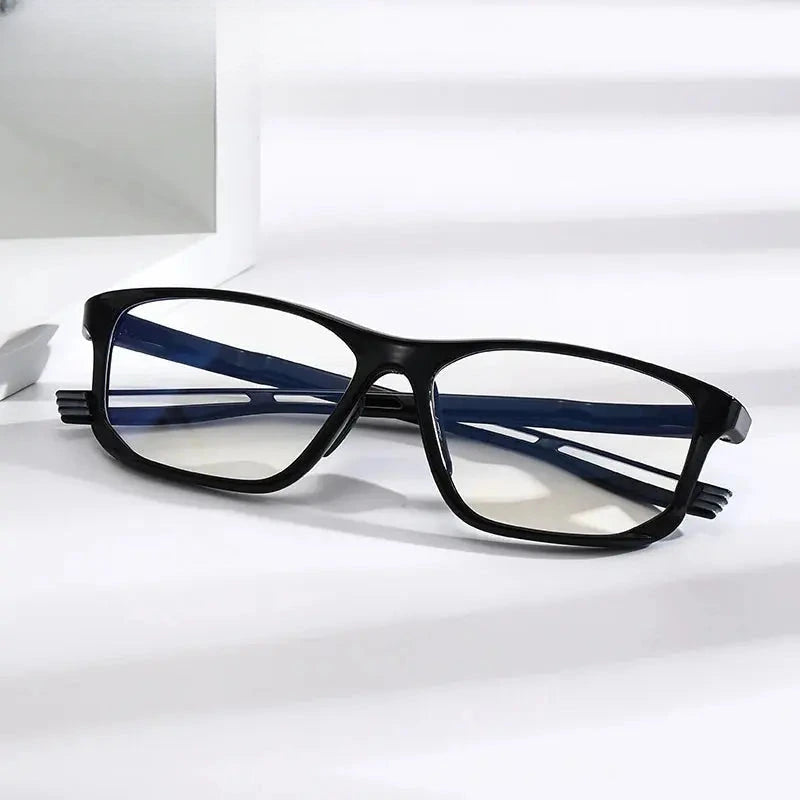 Unisex Square Full Rim Titanium Prescription Glasses 883001 — view 1 | Rx Spectacle