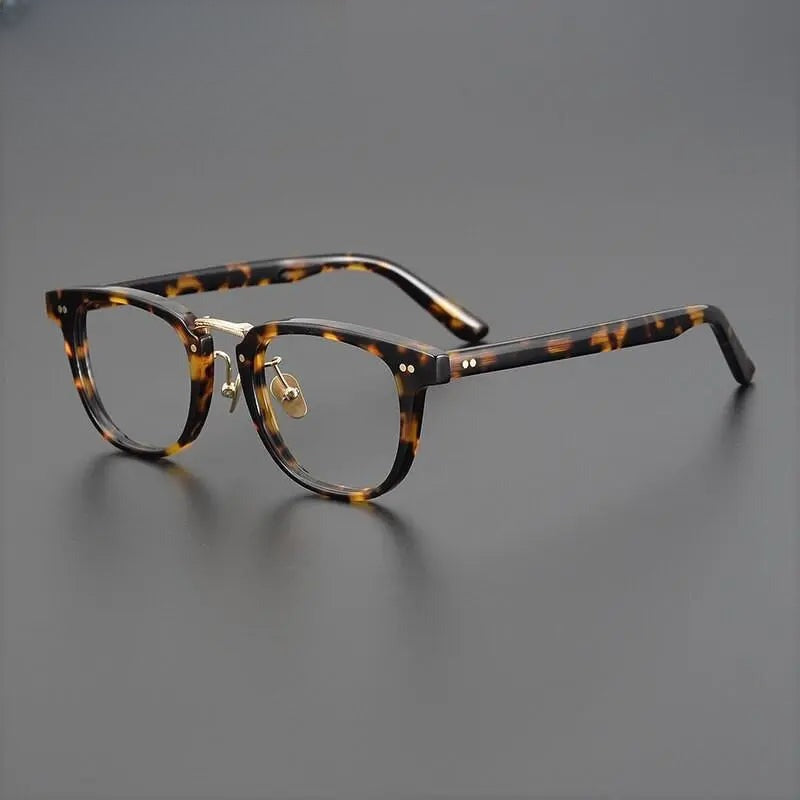 Unisex Square Full Rim Acetate Prescription Glasses Gxyj938 — view 4 | Rx Spectacle