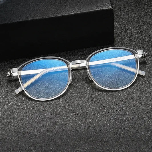 Unisex Round Full Rim Acetate Prescription Glasses Gxyj-1184 — view 1 | Rx Spectacle