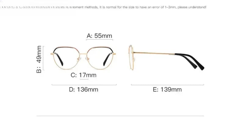Unisex Round Full Rim Titanium Flat Top Reading Glasses 3098 — view 14 | Rx Spectacle
