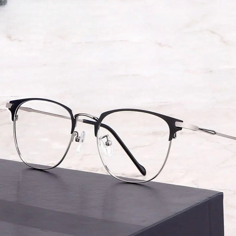 Unisex Square Full Rim Alloy Prescription Glasses 3389 — view 1 | Rx Spectacle