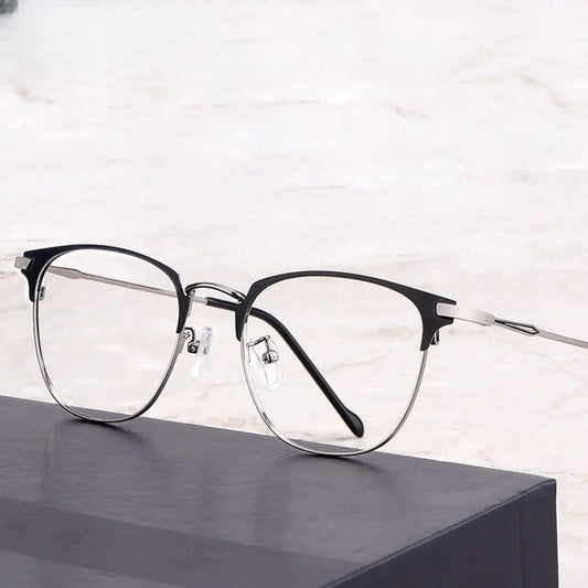 Unisex Square Full Rim Alloy Prescription Glasses 3389 — view 1 | Rx Spectacle