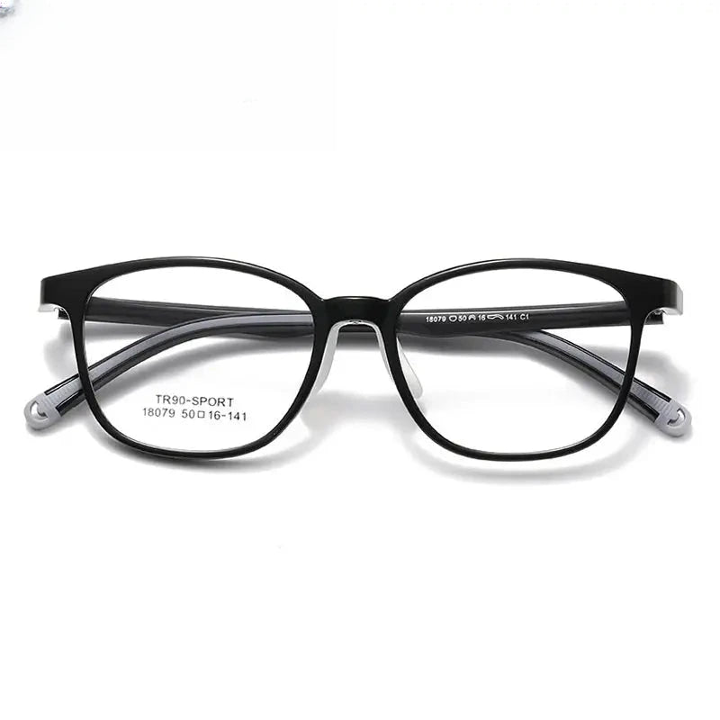 Women's Square Full Rim TR90 Prescription Glasses 318079 — view 6 | Rx Spectacle