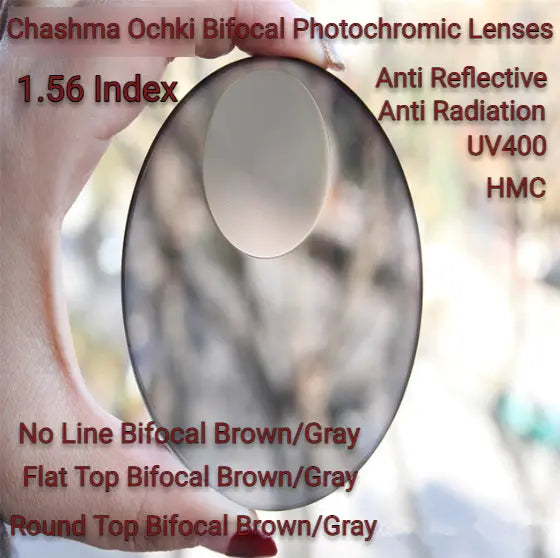 1.56 Index Bifocal Photochromic Lenses — view 1 | Rx Spectacle