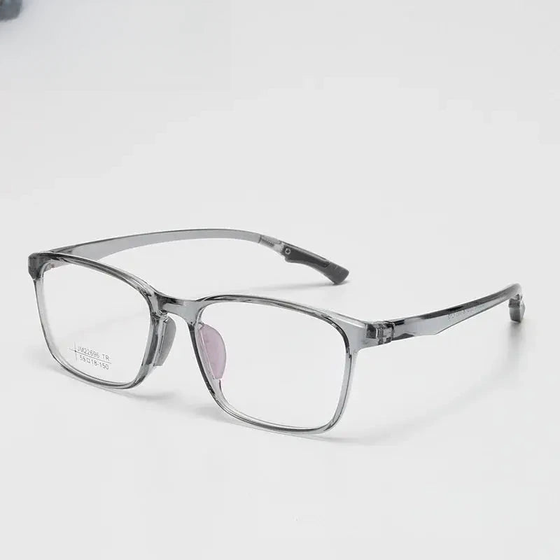 Unisex Square Full Rim Titanium Prescription Glasses 722696 — view 5 | Rx Spectacle