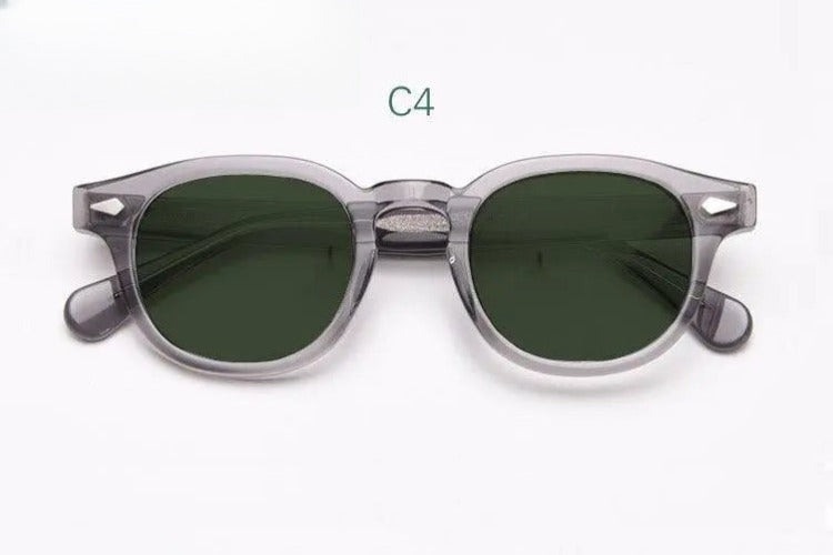 Unisex Round Full Rim Acetate Prescription Glasses 21021 — view 4 | Rx Spectacle