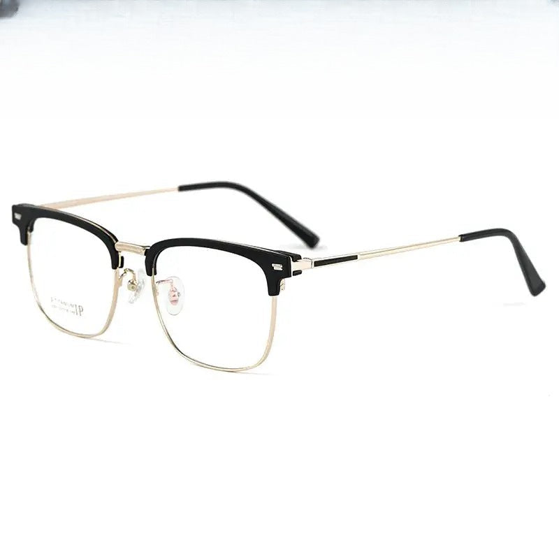 Unisex Round Full Rim Titanium Prescription Glasses 232163 — view 1 | Rx Spectacle