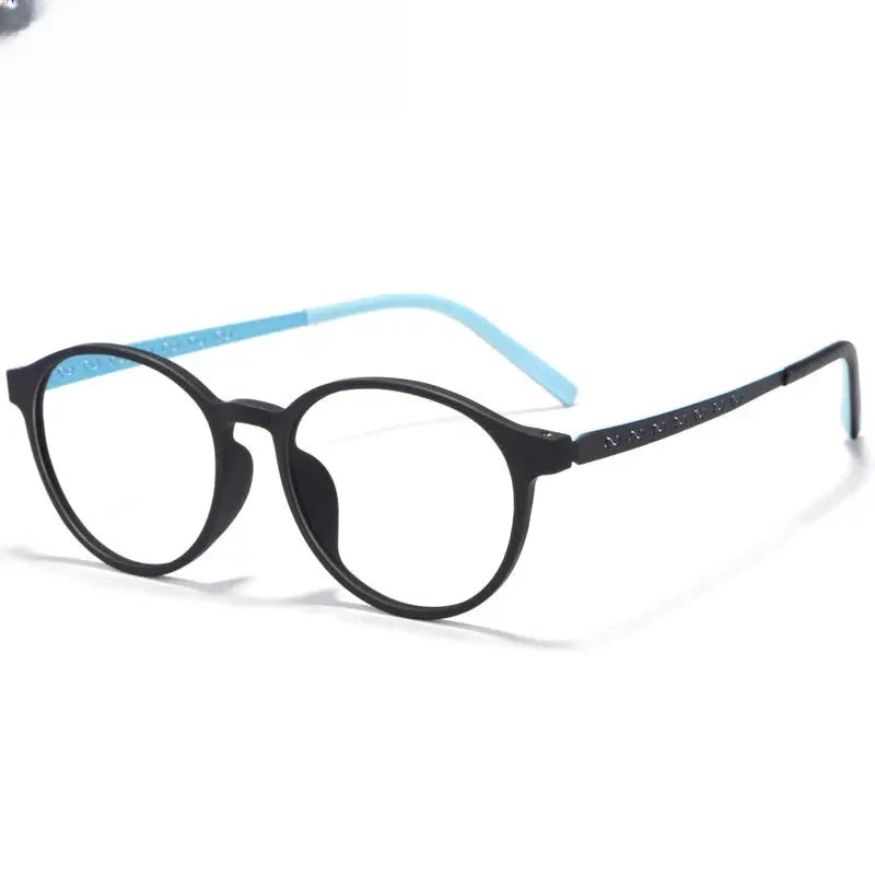Women's Round Full Rim Titanium Prescription Glasses 88684 — view 7 | Rx Spectacle