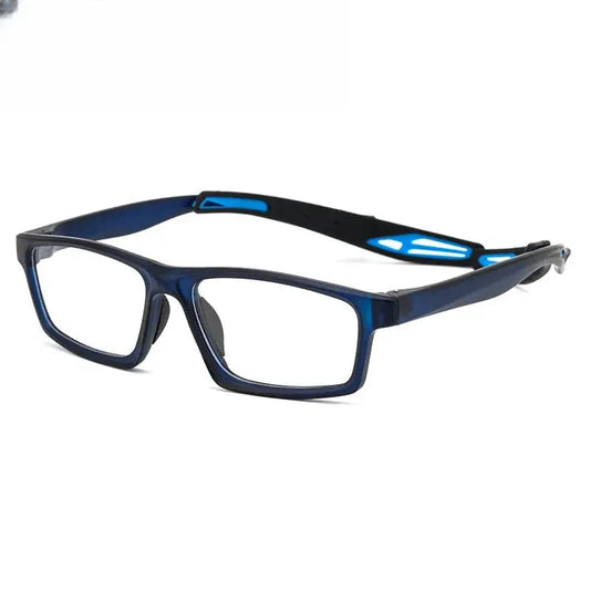 Unisex Square Full Rim Ultem Sports Glasses Z121219 — view 1 | Rx Spectacle