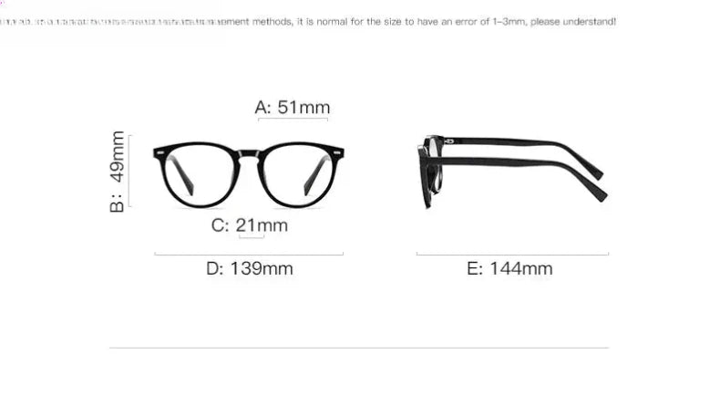 Unisex Round Full Rim TR90 Reading Glasses 2117 — view 14 | Rx Spectacle