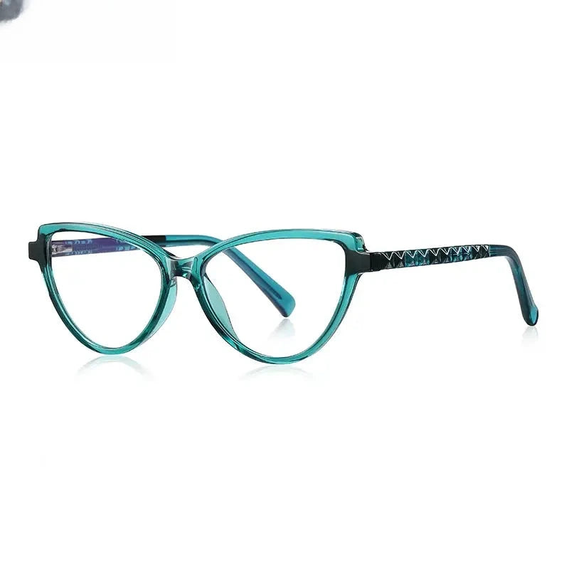 Women's Cat Eye Full Rim TR90 Reading Glasses 2131 — view 12 | Rx Spectacle