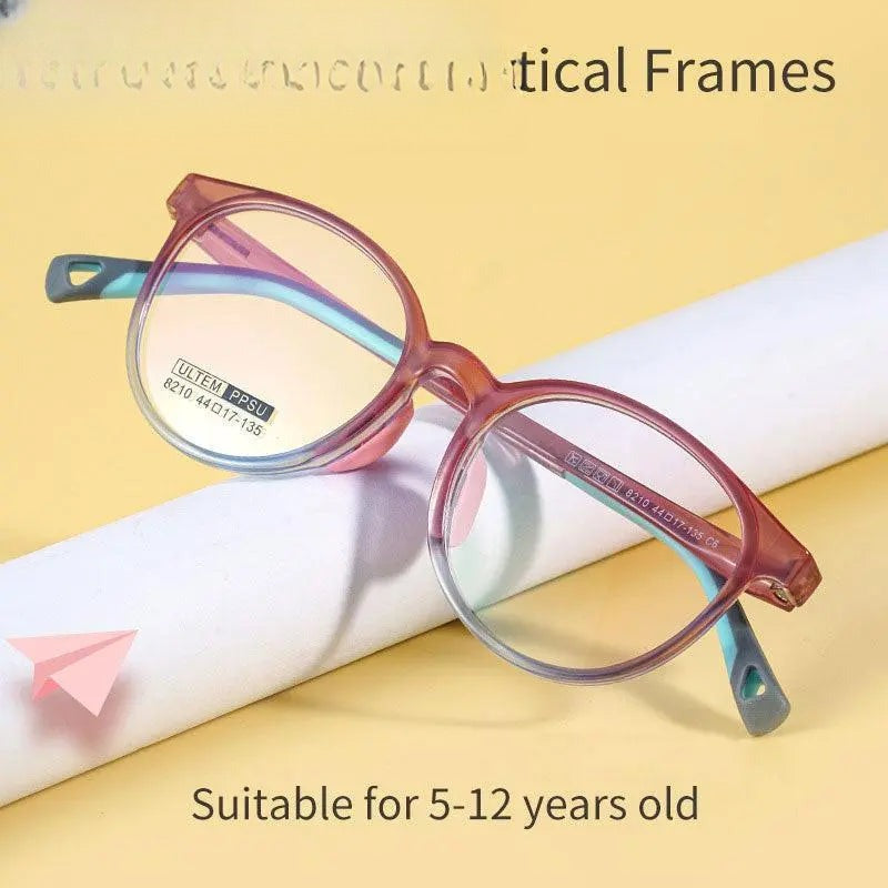 Unisex Round Full Rim Ultem Prescription Glasses 8210S — view 1 | Rx Spectacle