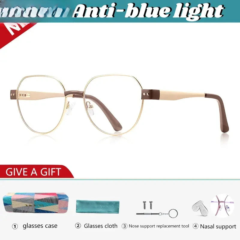 Women's Oval Full Rim TR90 Flat Top Reading Glasses 513174 — view 7 | Rx Spectacle