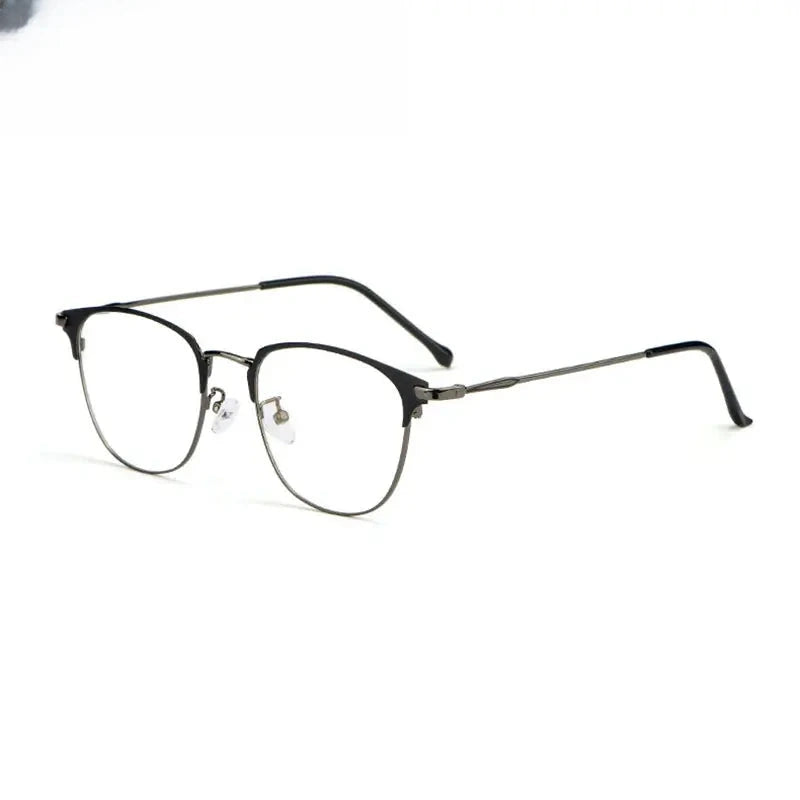 Unisex Oval Full Rim Alloy Prescription Glasses 883389 — view 4 | Rx Spectacle