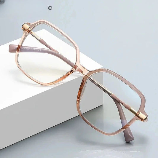 Women's Polygon Full Rim TR90 Reading Glasses 2211 — view 1 | Rx Spectacle