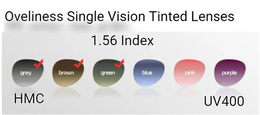 1.56 Single Vision Tinted Polyurethane Lenses — view 1 | Rx Spectacle