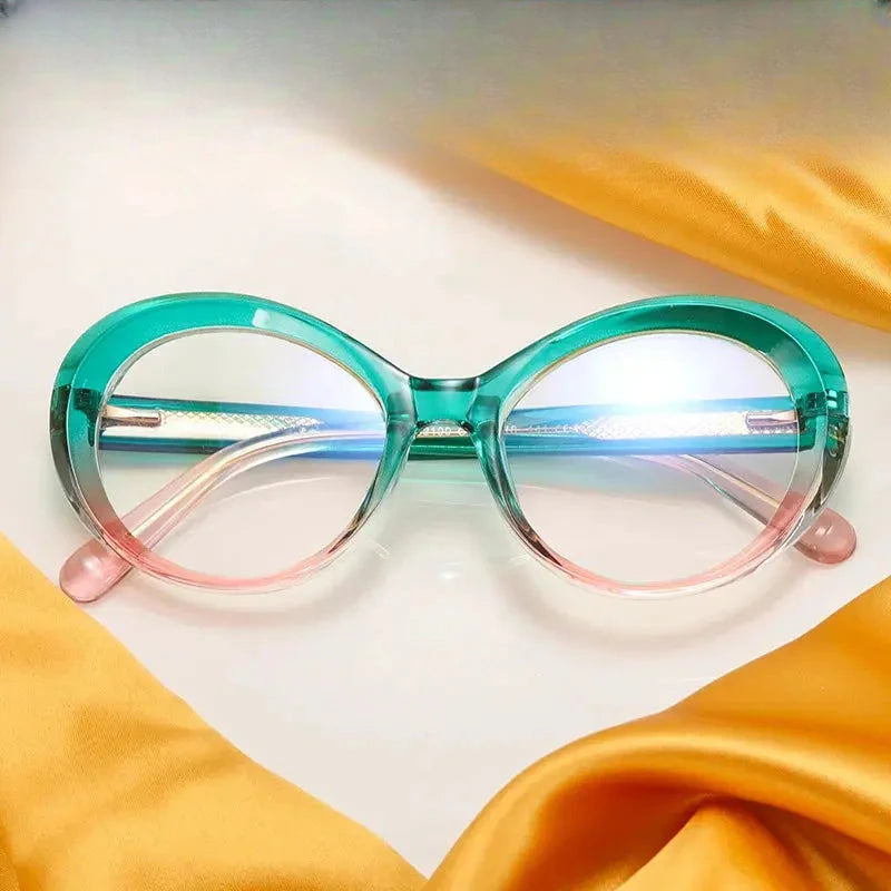 Unisex Oval Full Rim TR90 Prescription Glasses 369142 — view 1 | Rx Spectacle